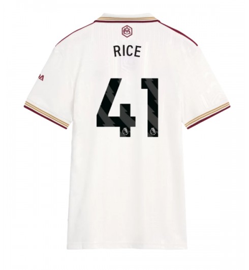 Arsenal Declan Rice #41 Alternativní Dres pro Dámské 2025-26 Krátký Rukáv Arsenal Declan Rice #41 Alternativní Dres pro Dámské 2025-26 Krátký Rukáv